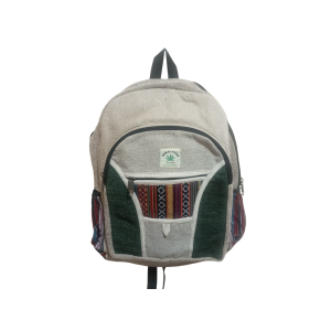 Handmade Sustainable Hemp & Cotton Mix Backpack For Unisex