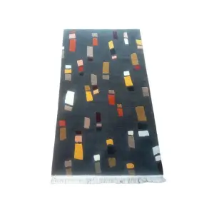 Handmade/Handknotted 60 Knots Nepali Woollen Carpet 3.02 Ft x 5.34 Ft