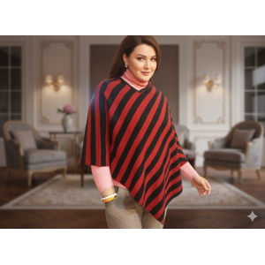 Handwoven Pashmina Poncho For Women