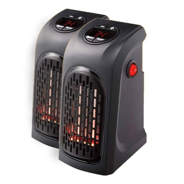 Handy Heater Plug-In Personal Heater with Compact Design, Digital Display - Image 3