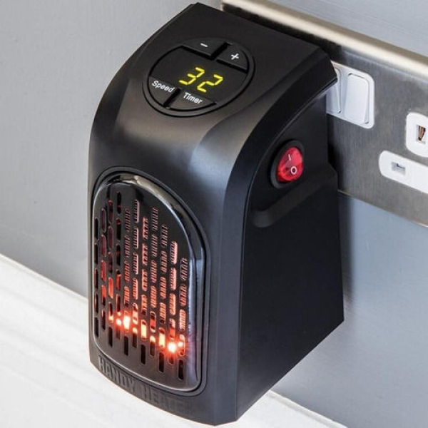 Handy Heater Plug-In Personal Heater with Compact Design, Digital Display - Image 2