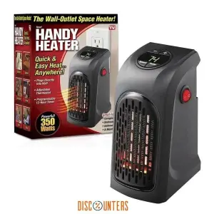 Handy Heater Plug-In Personal Heater with Compact Design, Digital Display
