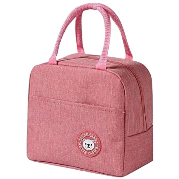 Handy Sized Bento Thermal Insulated Lunch Bag / Cover, Tiffin Bag with Outer Pouch Size 21*13cm*19cm - Image 2