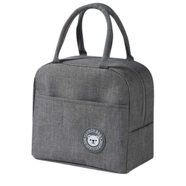 Handy Sized Bento Thermal Insulated Lunch Bag / Cover, Tiffin Bag with Outer Pouch Size 21*13cm*19cm - Image 5