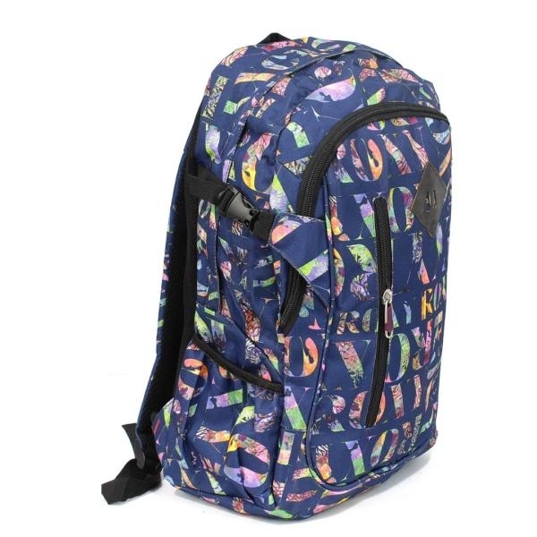 Happy Printed Backpack Teenager Big Capacity School Bag Casual Travel Bag - Image 3