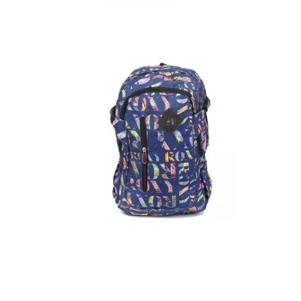 Happy Printed Backpack Teenager Big Capacity School Bag Casual Travel Bag - Image 4