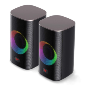 Havit SK212SE 5W x 2 Output Power Stereo Electronic Gaming Speaker For PC Dynamic RGB lights Wired Speaker