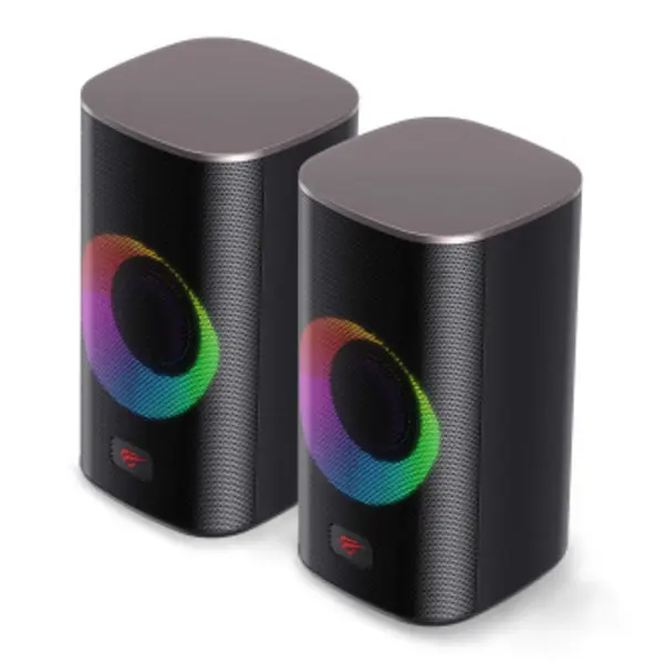 Havit SK212SE 5W x 2 Output Power Stereo Electronic Gaming Speaker For PC Dynamic RGB lights Wired Speaker
