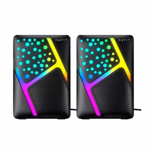 HAVIT SK763 RGB USB Wired Stereo Electronics Sports Black Stereo Sport Speaker