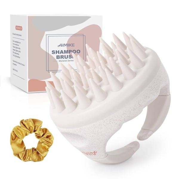 Head Scalp Massager With Soft Silicone Brush - Image 4