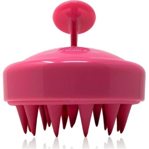 Head Scalp Shampoo Massage Brush with Soft Silicone Bristles multicolor