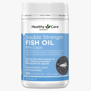 Healthy Care Double Strength Fish Oil Mini Capsules