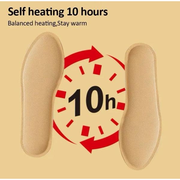 Heating Insoles Self-heating Heat Shoes Pad Breathable Warmers Instantly (40-41) - Image 5