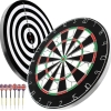 Heavy and Big Dart Board with 6 steel tip darts Diametre of dart board 18inch