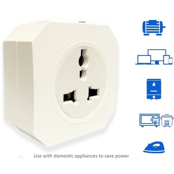 Heavy Duty 3500W Automatic Timer Socket –15 Minutes to 16 Hours Power Cut-Off for Water Motors, ACs & High Power Appliances - Image 4