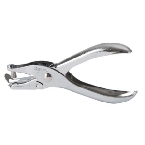 Heavy-Duty Single Hole Paper Punch | Durable Metal Body