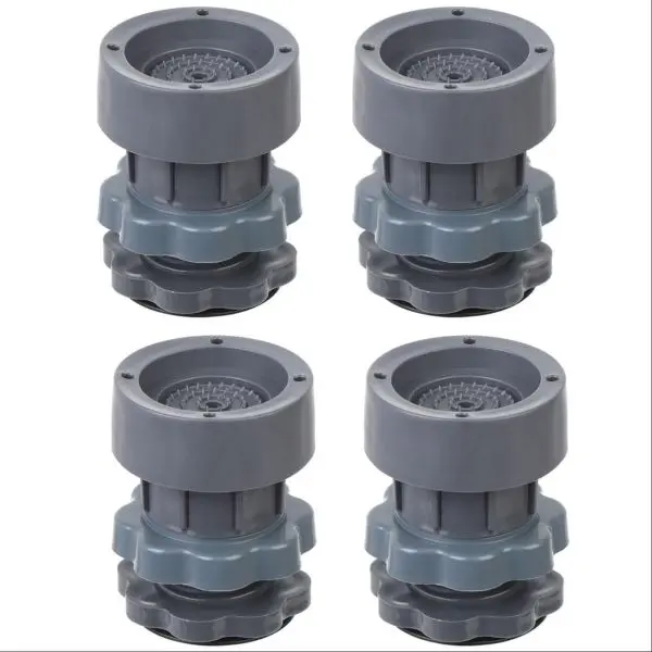 Height Adjustable Anti Vibration Pads - Dryer Shock & Noise Cancelling Pads, For Washing Machine, Refrigerators/Fridge, Furniture Base, Dishwashers Stand - Image 2