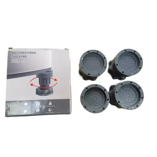 Height Adjustable Anti Vibration Pads - Dryer Shock & Noise Cancelling Pads, For Washing Machine, Refrigerators/Fridge, Furniture Base, Dishwashers Stand - Image 3