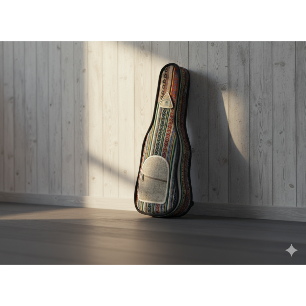 Hemp & Cotton Mix Bag-Case For Ukulele - Image 2