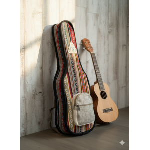 Hemp & Cotton Mix Bag-Case For Ukulele