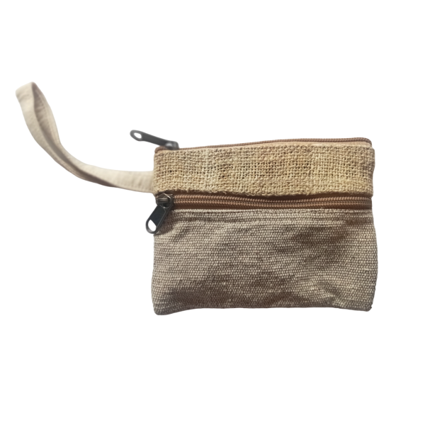 Hemp & Cotton Mix Coins Pouch/Small Purse For Women - Image 2