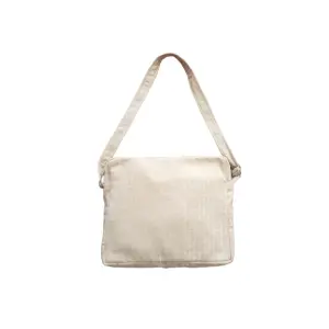 Hemp & Cotton Mix Messenger Bag