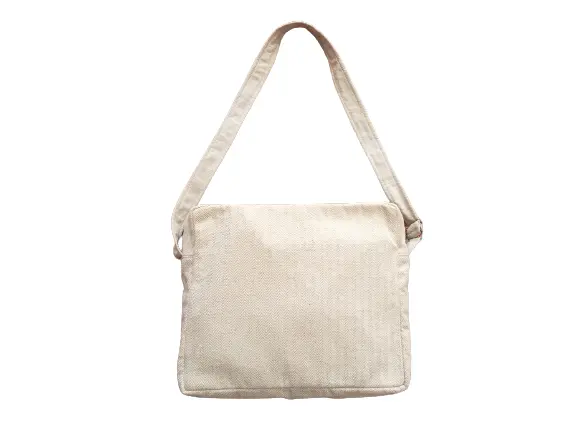 Hemp & Cotton Mix Messenger Bag