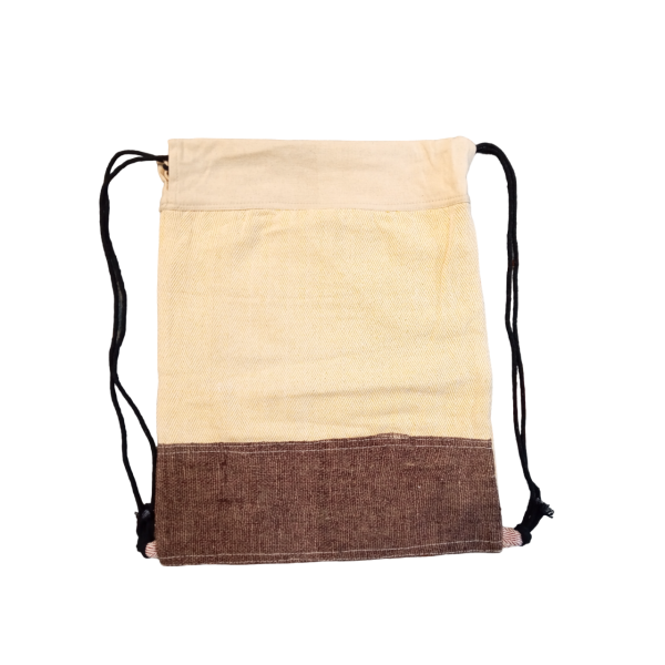 Hemp & Cotton Mix Simple Gym-Sports Bag For Unisex - Image 3