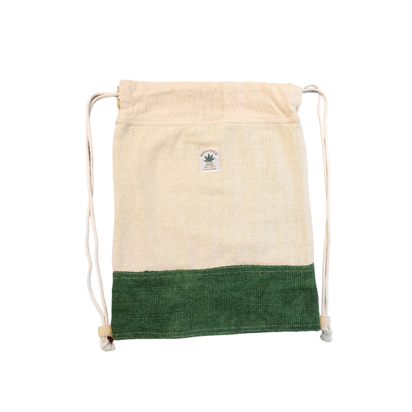 Hemp & Cotton Mix Simple Gym-Sports Bag For Unisex - Image 4