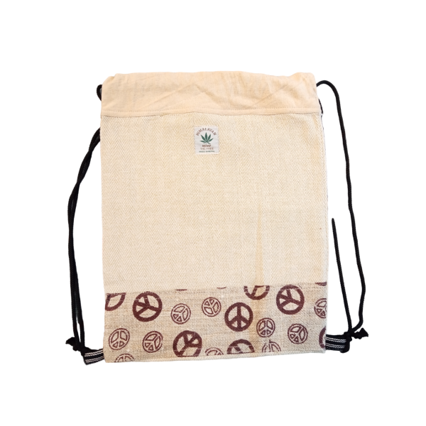 Hemp & Cotton Mix Simple Gym-Sports Bag For Unisex - Image 5