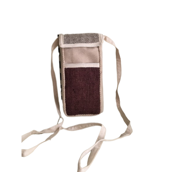 Hemp & Cotton Mix Unisex Mobile Bag - Image 2