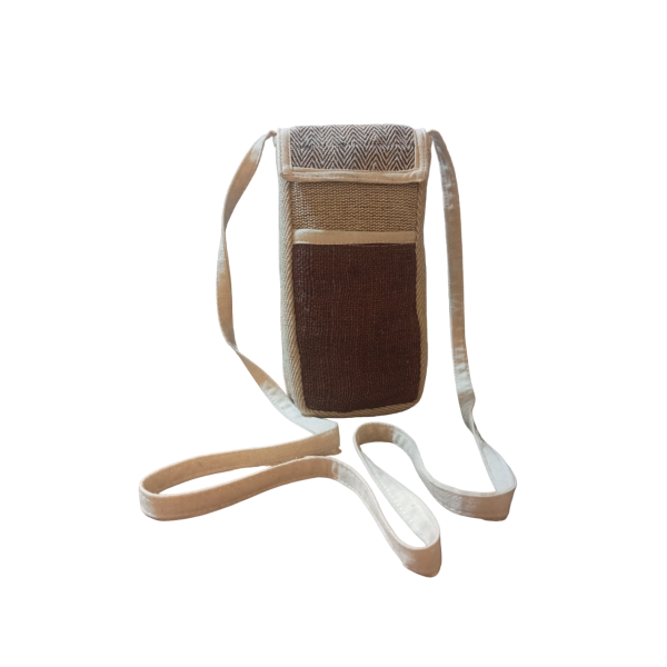 Hemp & Cotton Mix Unisex Mobile Bag - Image 3