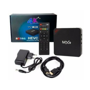HEVC 4K Ultra HD Android TV Box (MX 9) : 1GB RAM 8GB ROM By Mitrata