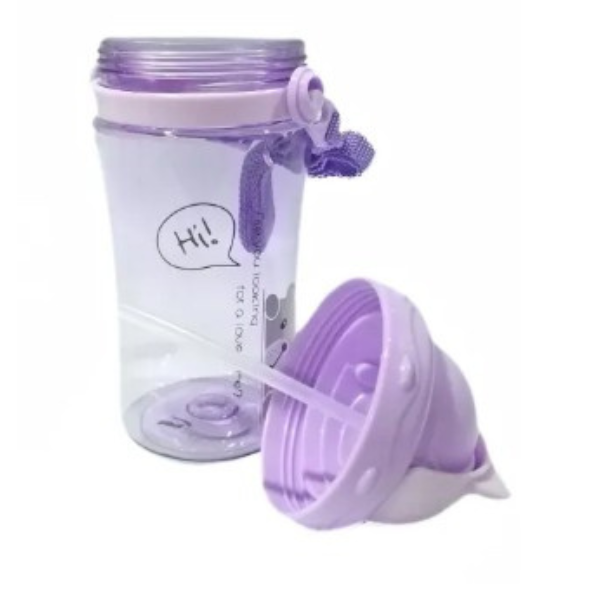 Hi Blue Water Bottle With Straw For Kids - Image 3