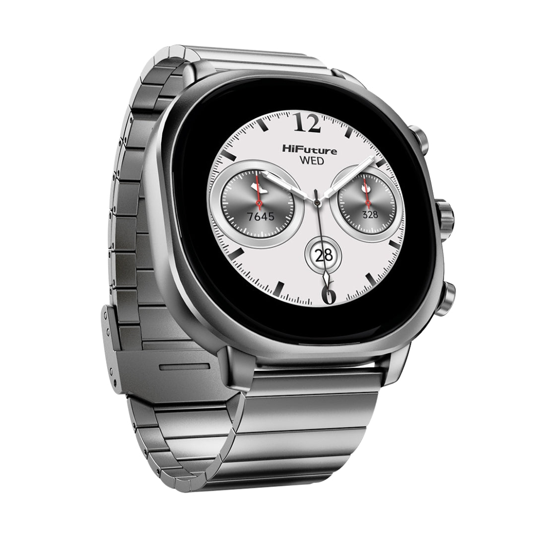 HiFuture AIX 1.43 AMOLED Stainless Steel 10 Days Battery Smartwatch - Image 3