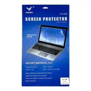 High-Clarity 14 Laptop Screen Protector Anti-Dust, Anti-UV, Anti-Reflection, PET Material - New