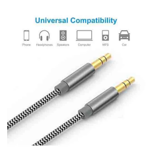 High Quality Audio Cable 3.5mm Stereo Aux Cord for Mobile Phone