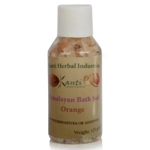 Himalayan Bath Salt Orange - 125Gm - Image 2