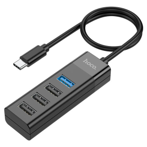 Hoco 4-in-1 Type-c Hub / Type C To Usb Hub ( Usb 3.0+ Usb 2.0 * 3 ) - HB25 Easy Mix