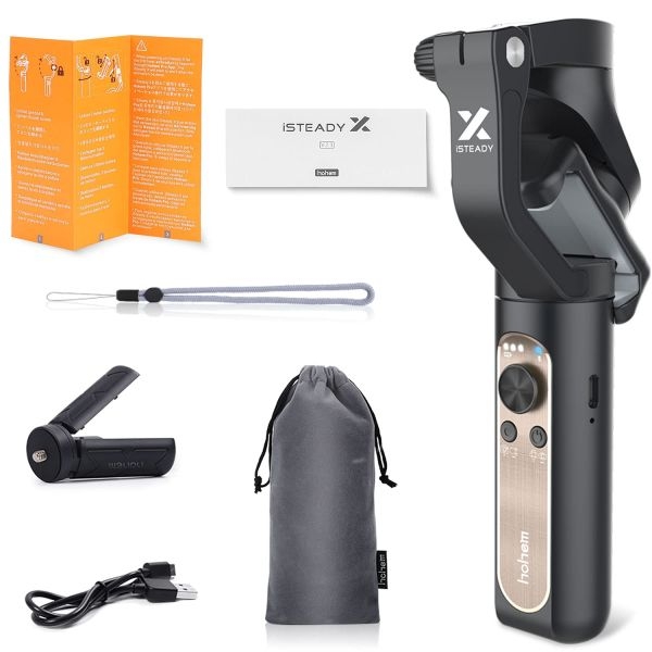 Hohem iSteady X - 3-Axis 259g Lightweight Smartphone Gimbal Foldable Handheld Pocket Stabilizer Youtuber Vlogger Live Video - Image 4
