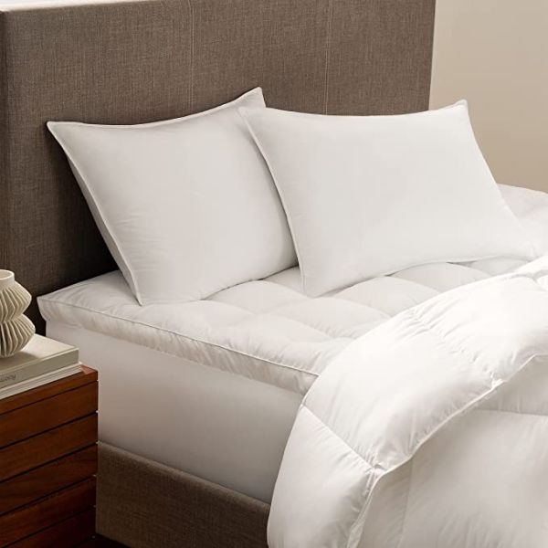 Homes Microfiber Standard Pillow (White) Set of 1 Piece - Image 3
