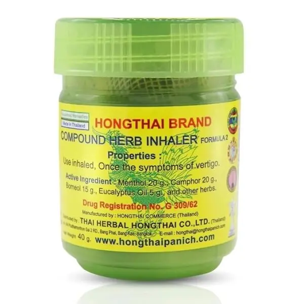 Traditional Thai Herbal Inhaler