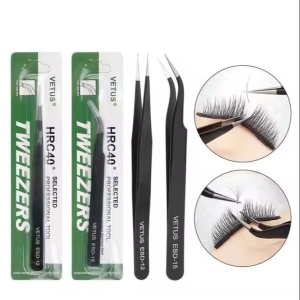 HRC40 Professional Tweezers for Beauticians EyeLashes ExtensionTweezers Nail Art Tweezers Beauty Tool Salon Accessories