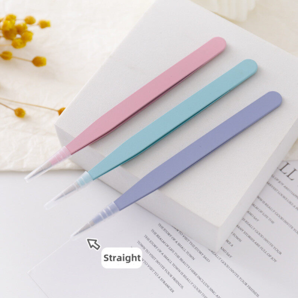 HRC40 Professional Tweezers for Beauticians EyeLashes ExtensionTweezers Nail Art Tweezers Beauty Tool Salon Accessories - Image 2