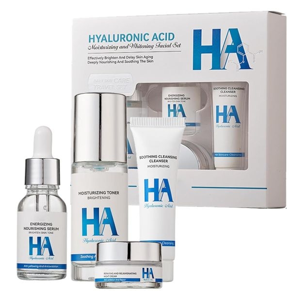 Hyaluronic Acid HA Moisturizing & Hydrating Skin Care 4pcs Set - Image 5