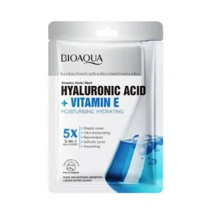 Hyaluronic Acid & Vitamin E Facial Sheet Mask Pack Of 3