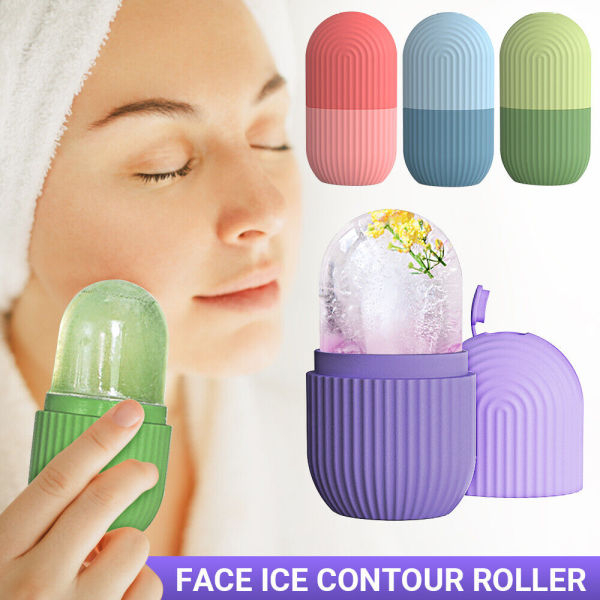 Ice Roller+ Anti-Aging Massage Jade Roller combo for facial massage - Image 2