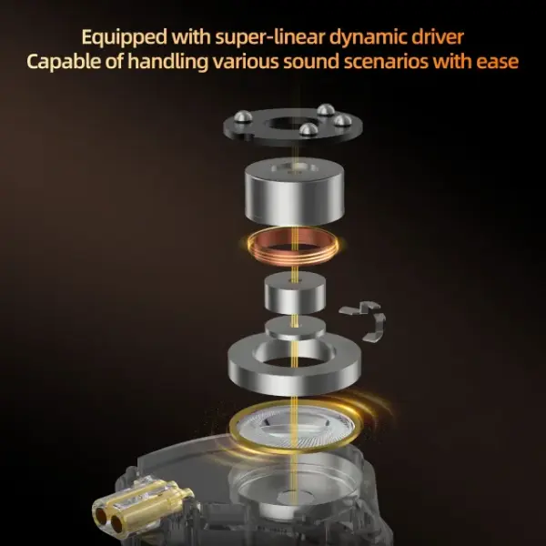 IEM In ear monitor Earphones with Mic (7Hz Zero 3.5mm) - Image 5