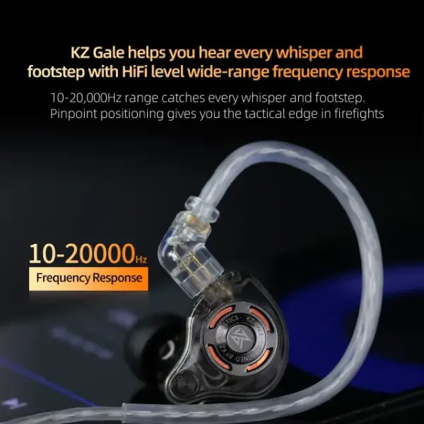 IEM In ear monitor Earphones with Mic (7Hz Zero II 3.5mm) - Image 6