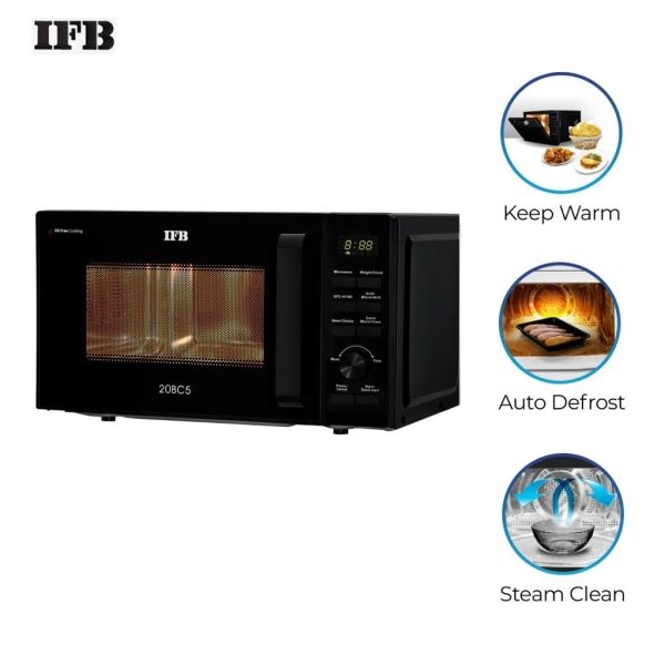 IFB 20BC5 Conv - 20 Litres Convection Microwave Oil Free Cooking | Auto Cook Menus | Yoghurt - Image 2